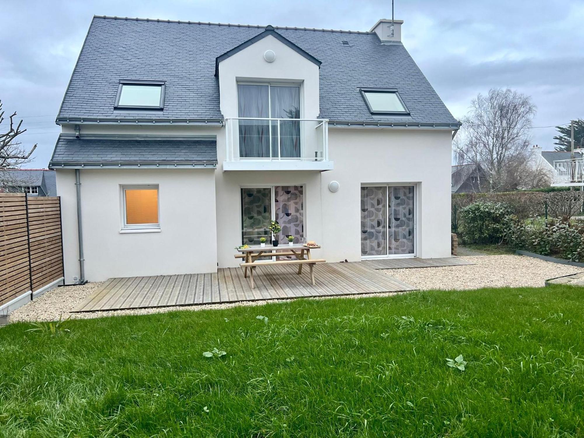 Moëlan-sur-Mer Le Belaven, Neuf, Cosy, Terrasse, Jardin, Kerfany Plage, 1 A 6 Pers מראה חיצוני תמונה