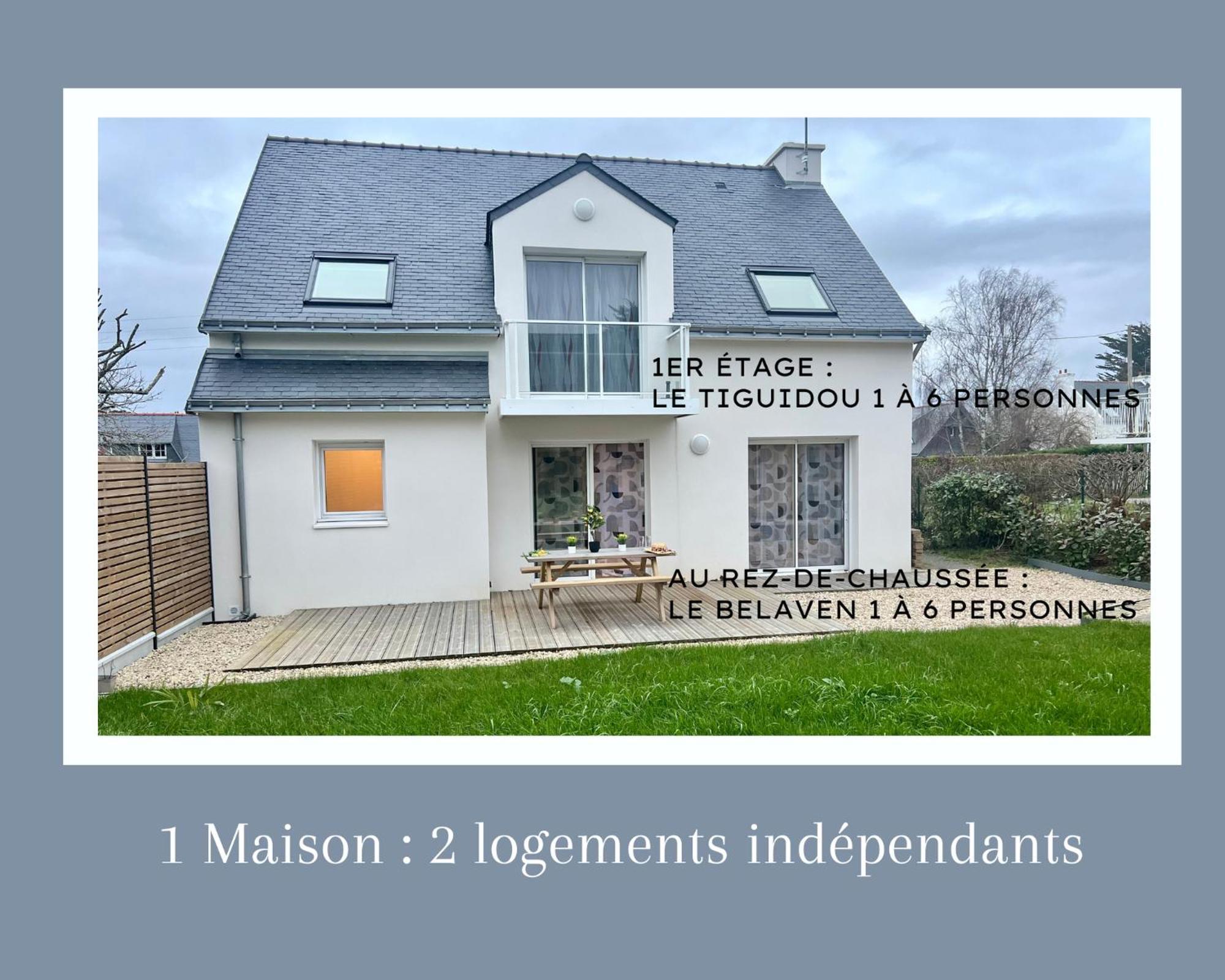 Moëlan-sur-Mer Le Belaven, Neuf, Cosy, Terrasse, Jardin, Kerfany Plage, 1 A 6 Pers מראה חיצוני תמונה